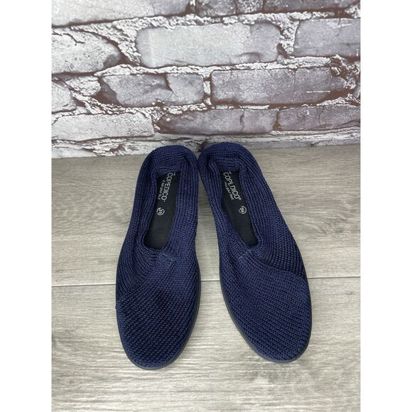 Arcopedico Shoes Mailu Blue Fabric Comfort Slip On Light Knit Women 39EU/8.5M US - Picture 12 of 16